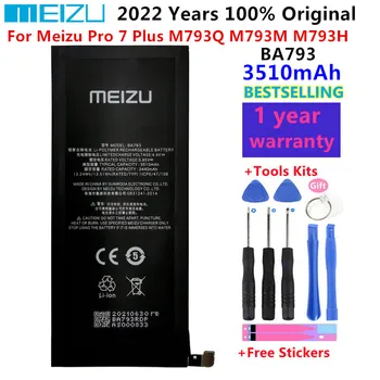 2022 100% Оригинал За Meizu Pro 7 Plus M793Q M793M M793H Батерия с Голям капацитет BA793 Сменяеми батерии за смартфони 3510 ма