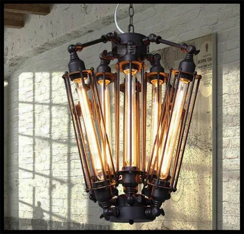 8шт E27 T30 лампата на Едисон лампи и Полилеи в стил Арт Деко Лампа светлини Черно Модерен Голям Творчески блясък на лампата