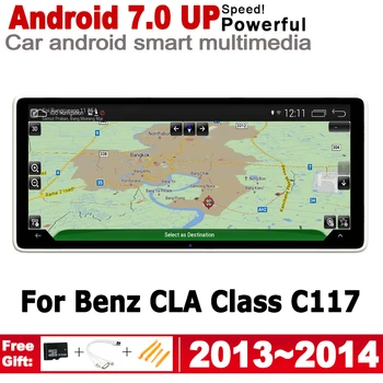 IPS Android автомобилен мултимедиен плейър gps навигация за Mercedes Benz CLA Class C117 2013 ~ 2014 NTG на оригиналния HD екран, 2 + GB 16 GB WiFi