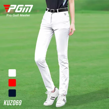 PGM пролет лято голф дамски панталони, дамски панталони плътен цвят голф тънки спортни панталони