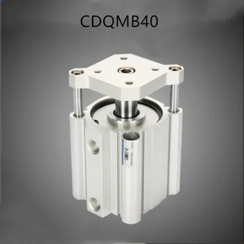 smc вид въздушен цилиндър CQMB/CDQMB диаметър 40 мм ход 5/10/15/20/25/30/35/40/45/50 мм компактен ръководство прът пневматичен цилиндър компоненти