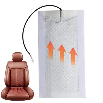 Възглавницата на седалката е с подгряване Подложка за столче за кола с бързо нагряване и стикер Лист за повечето седалки със система 12 vdc върху кожата