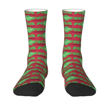 Модерен Мъжки Чорапи с Логото на Korda Fishing Dress Унисекс Чорапи Дишащи Топли Чорапи С 3D Принтом Рибар, Подарък Чорапи За Екипажа
