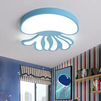 Нова led тавана лампа с медуза За детска стая, лампа за спални, cartoony Тавана лампа за детска градина